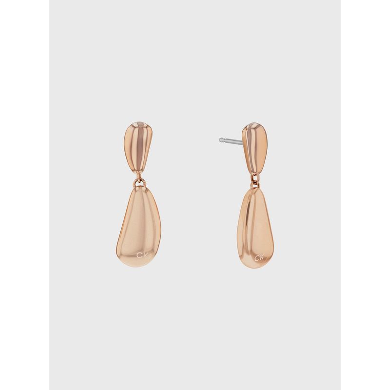 CALVIN KLEIN - Aros Drop Rosado Calvin Klein