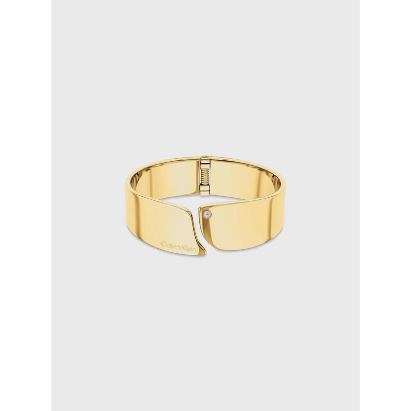 CALVIN KLEIN - Brazalete Minimalist Organic Dorado Calvin Klein