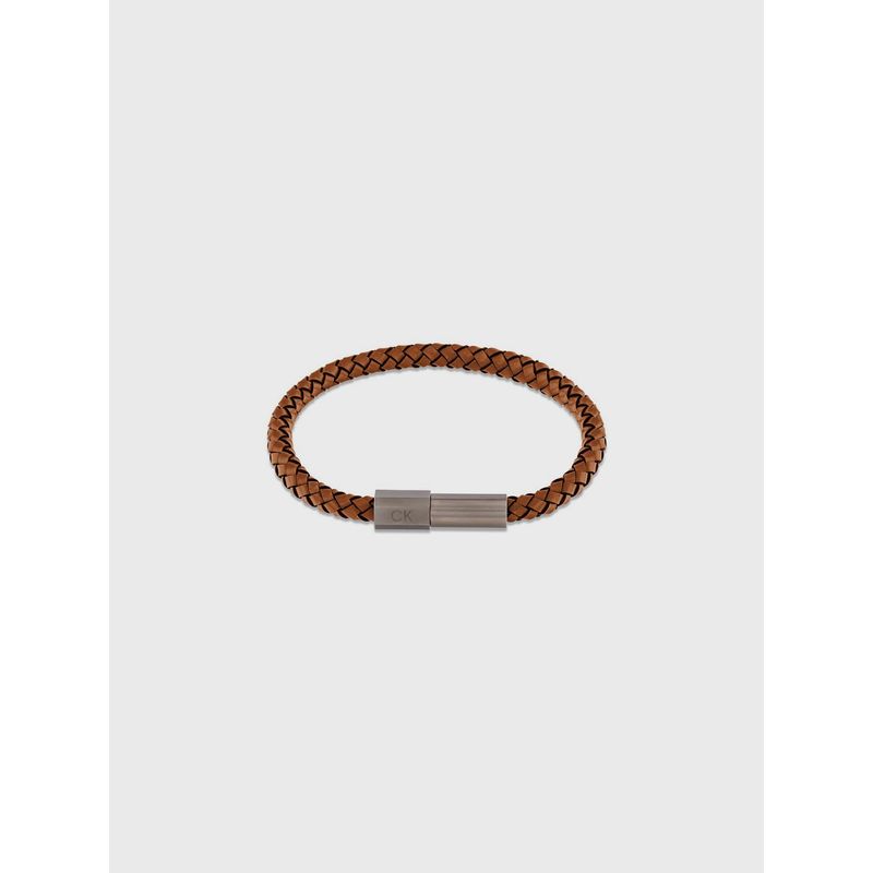 CALVIN KLEIN - Pulsera Modern Braided Café Calvin Klein