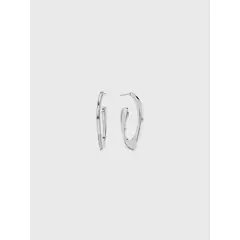 CALVIN KLEIN - Aros Round Organic Plateado