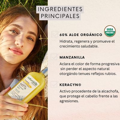 Imagen 2 del producto Pack 3 Shampoo Reflejos Rubios 350 ml