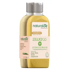 NATURALOE - Set Shampoo + Acondicionador Reflejos Rubios 350ml
