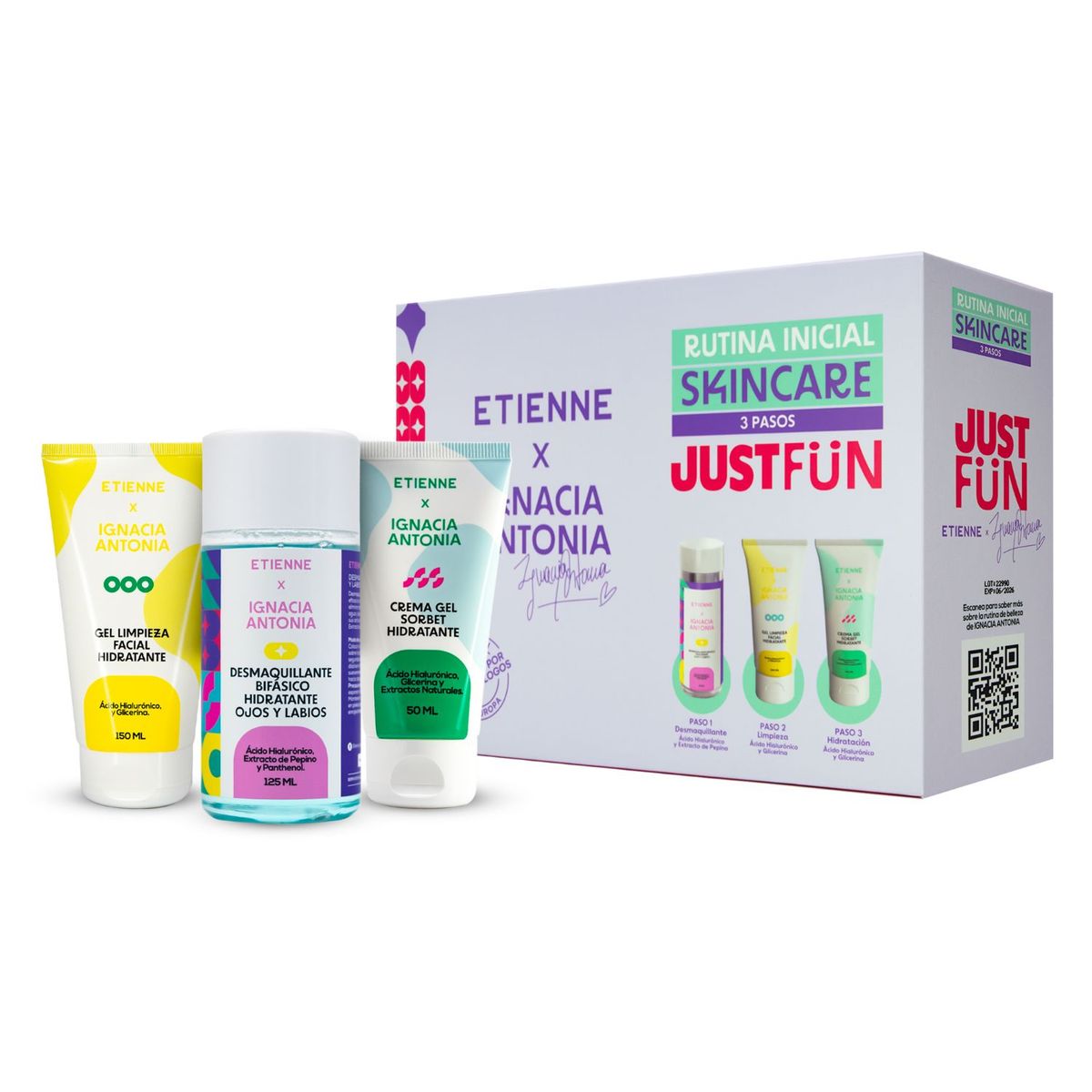 ETIENNE - Set Maquillaje ojos Just Fun Colorful x Ignacia Antonia