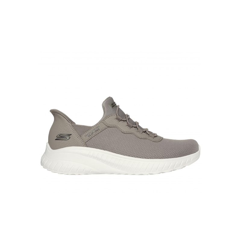 SKECHERS - Zapatilla Mujer Bobs Squad Chaos Faily Insp Beige Skechers