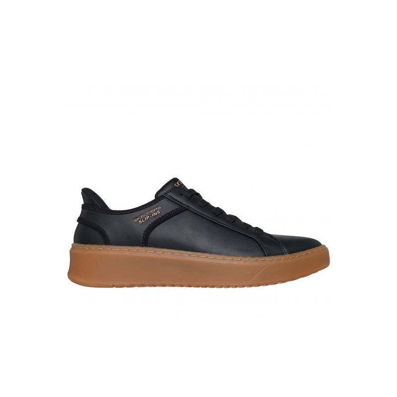 SKECHERS - Zapatilla Hombre Court Break Double Vented Negro B Skechers