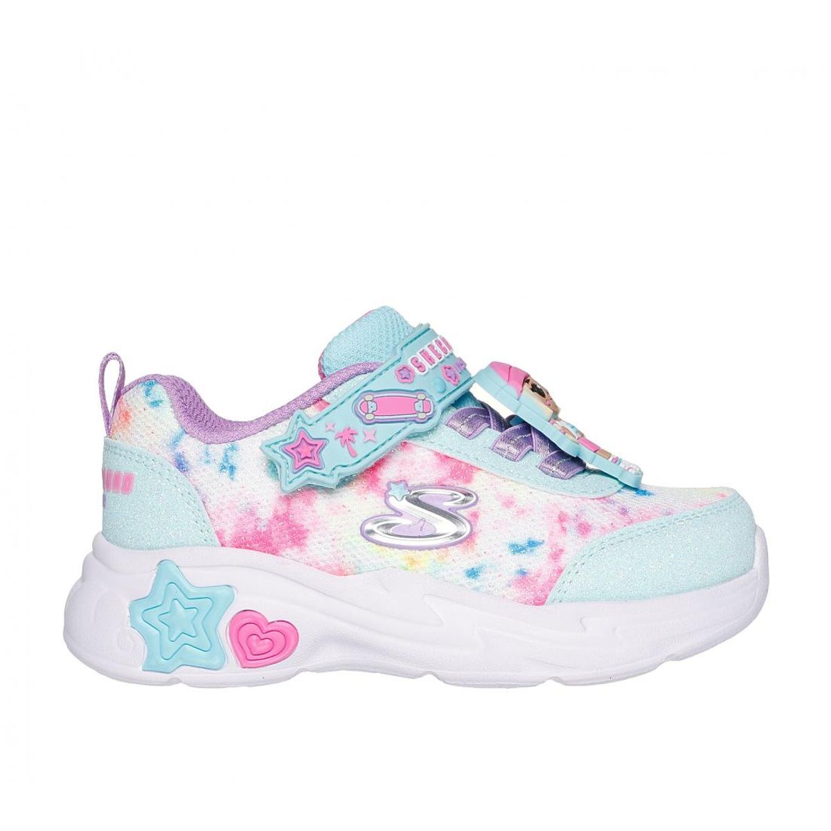 SKECHERS - Zapatilla Niña Snuggle Sneaks Skech Squad Verde Skechers