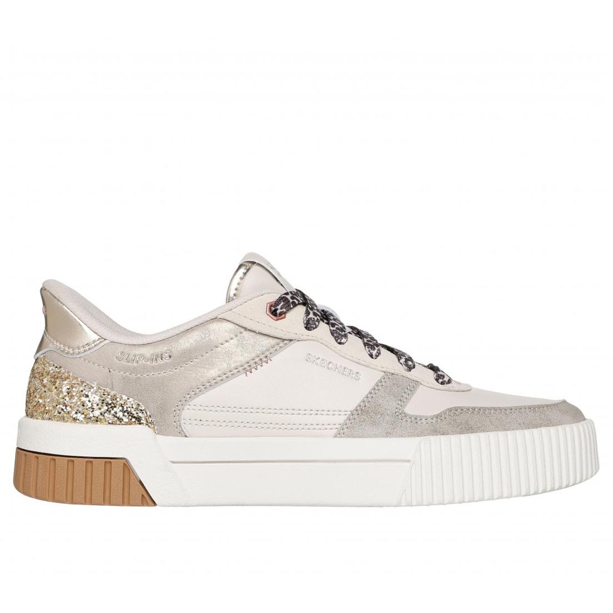 SKECHERS - Zapatilla Mujer Jade Radiant Roar Beige Skechers.