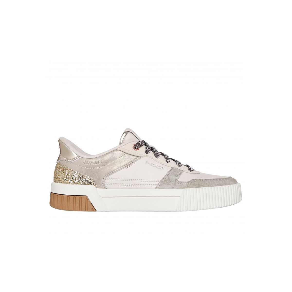 SKECHERS - Zapatilla Mujer Jade Radiant Roar Beige Skechers.