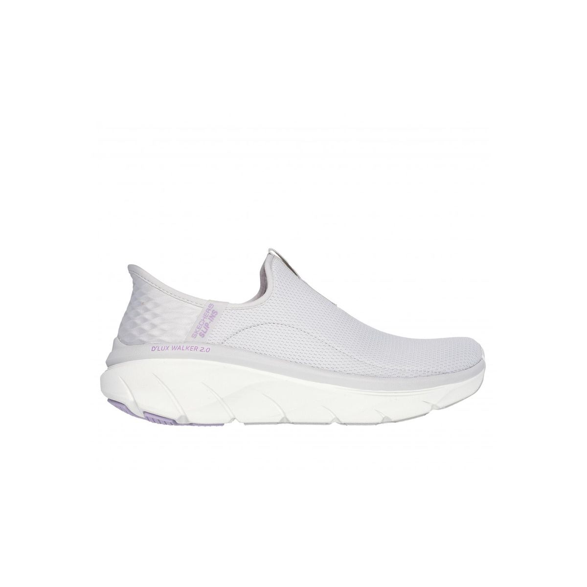 SKECHERS - Zapatilla Mujer DLux Walker 20Happy Step Gris Skechers