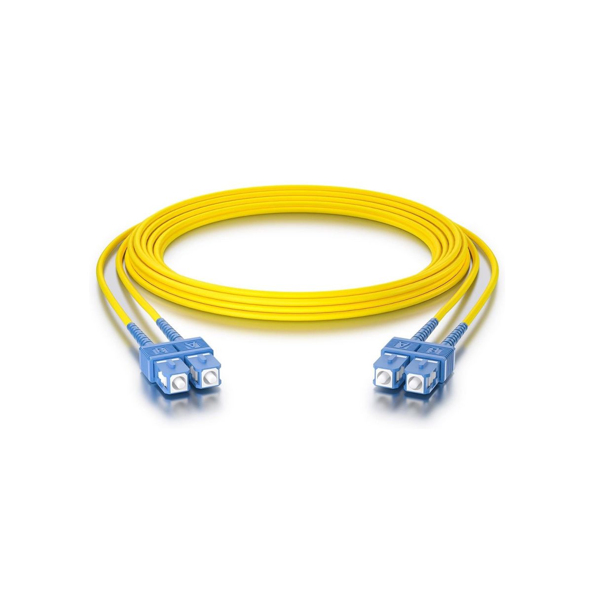 GENERICO - Jumper SCSC Monomodo Duplex Amarillo 5m