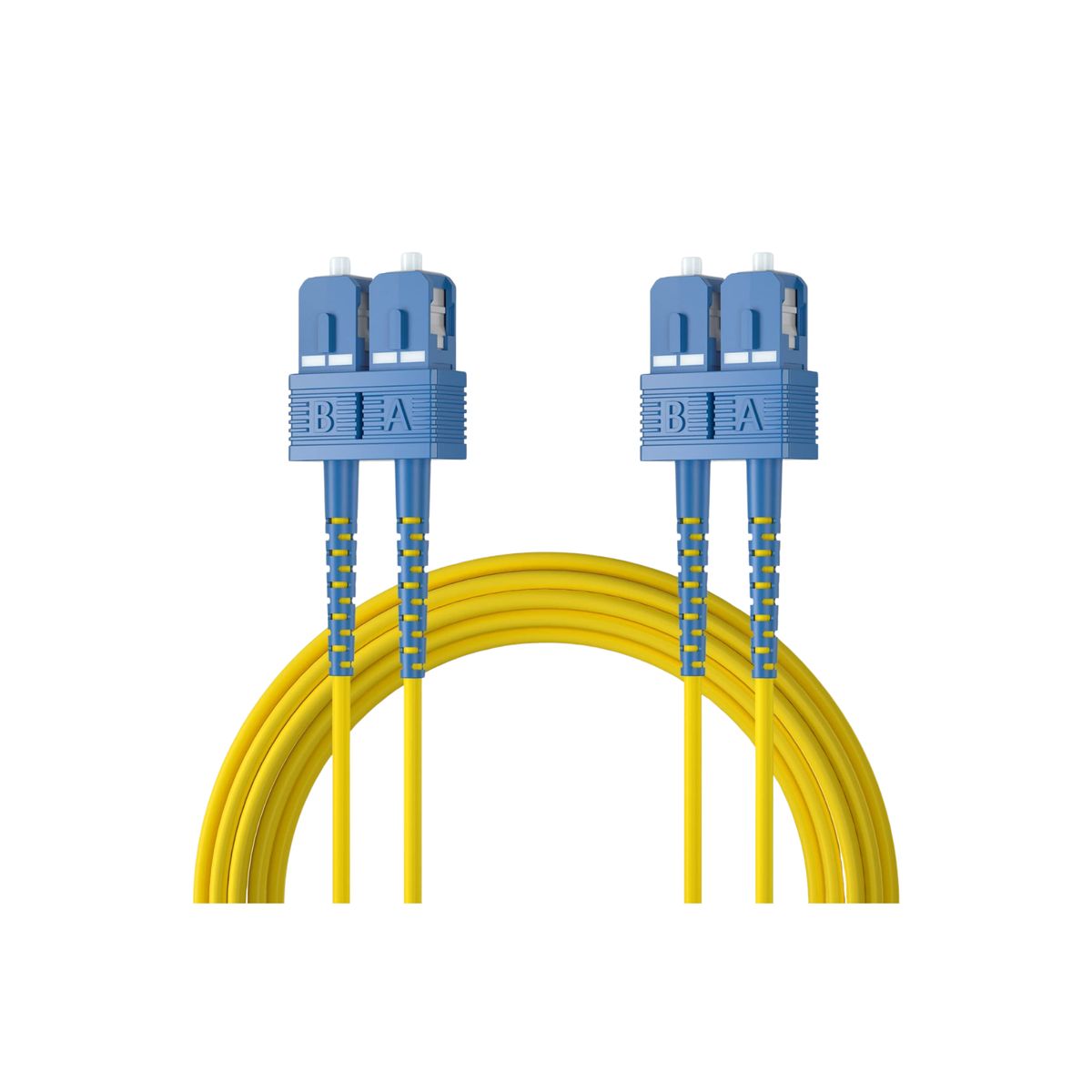 GENERICO - Jumper SCSC Monomodo Duplex Amarillo 5m