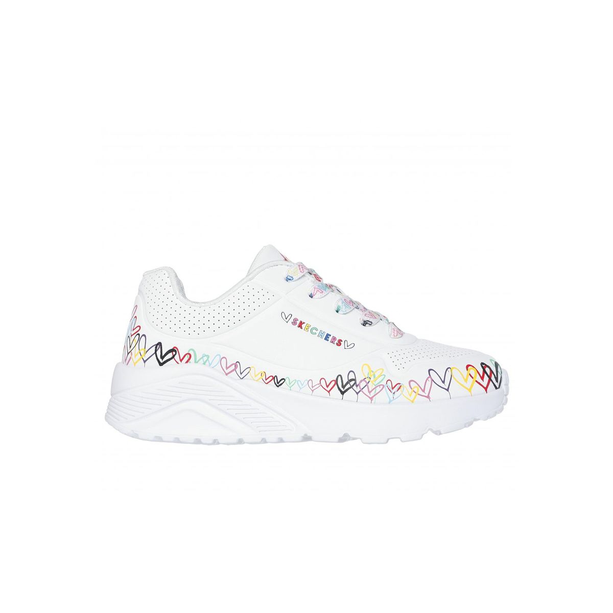SKECHERS - Zapatilla Niña Uno LiteHeart Daze Blanco Skechers