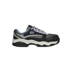 SKECHERS WORK - Zapatilla Mujer Biscoe Negro Skechers