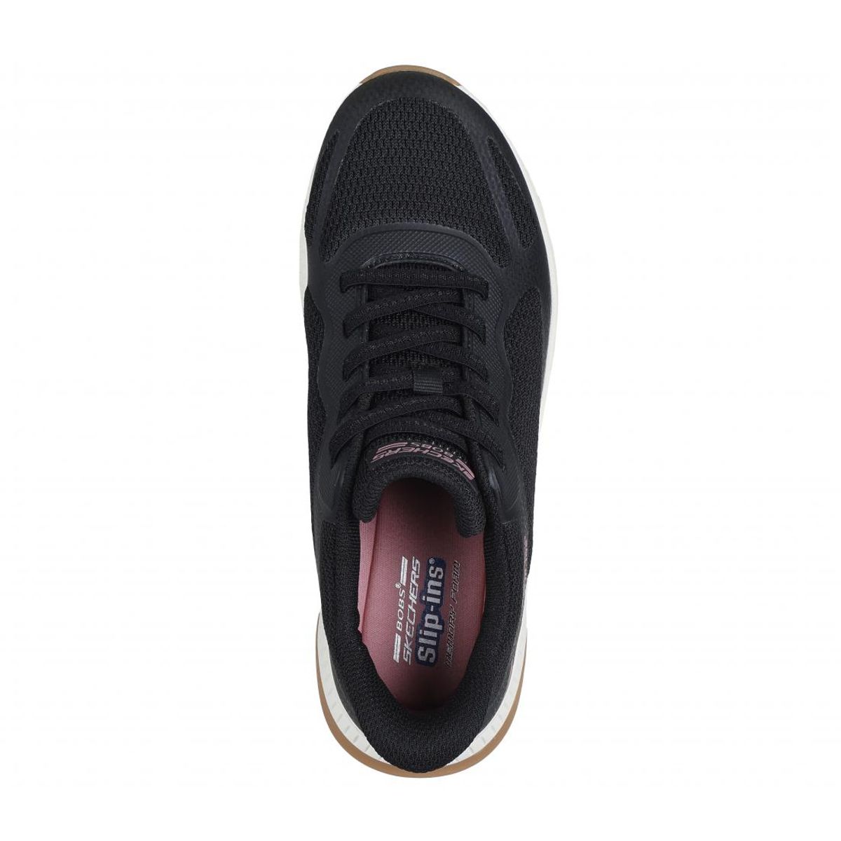 SKECHERS - Zapatilla Mujer Bobs Squad 4 Negro Skechers