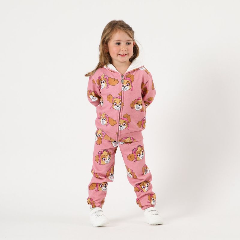 PAW PATROL - Buzo Niña Sky Faces Rosado Paw Patrol