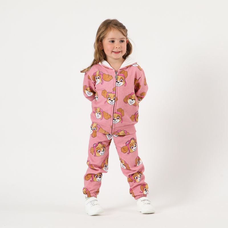 PAW PATROL - Buzo Niña Sky Faces Rosado Paw Patrol