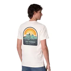 LENGA - Polera Hombre Algodón Orgánico Las Torres Horizonte protección UV