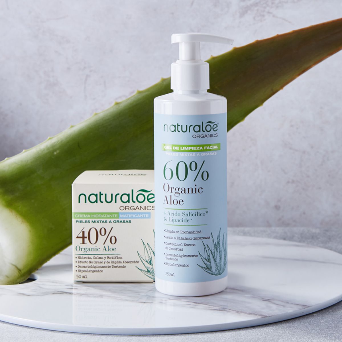 NATURALOE - Crema Hidratante Matificante Pieles Mixta a Grasa Naturaloe