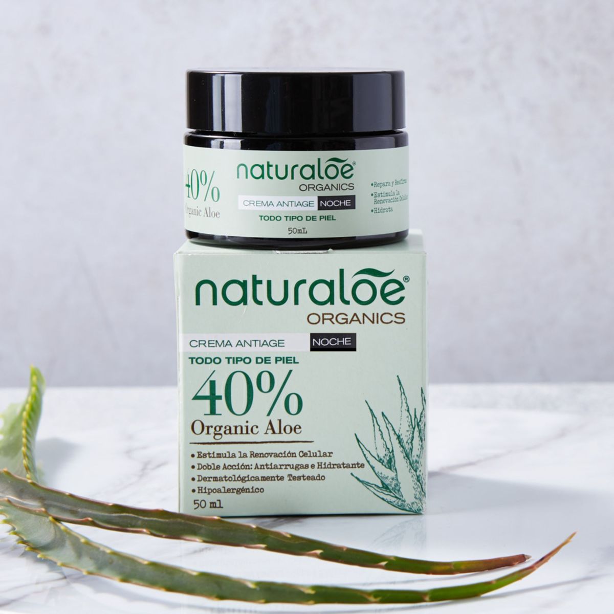 NATURALOE - Crema de Noche Naturaloe Antiage 50ml