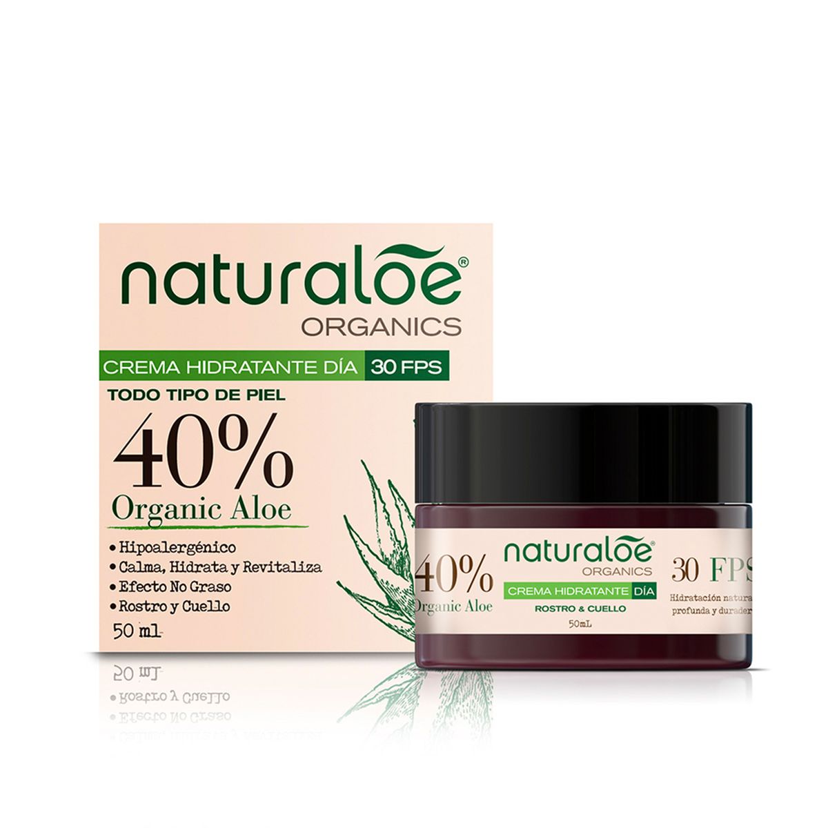 NATURALOE - Crema Hidratante Día Naturaloe 50ml
