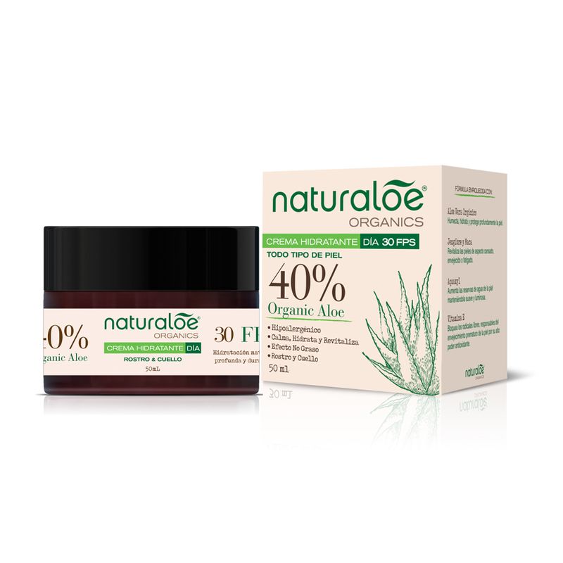NATURALOE - Crema Hidratante Día Naturaloe 50ml.-
