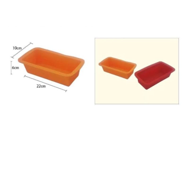 GENERICO - Molde De Silicona De 22Cm De Pan Rectangular