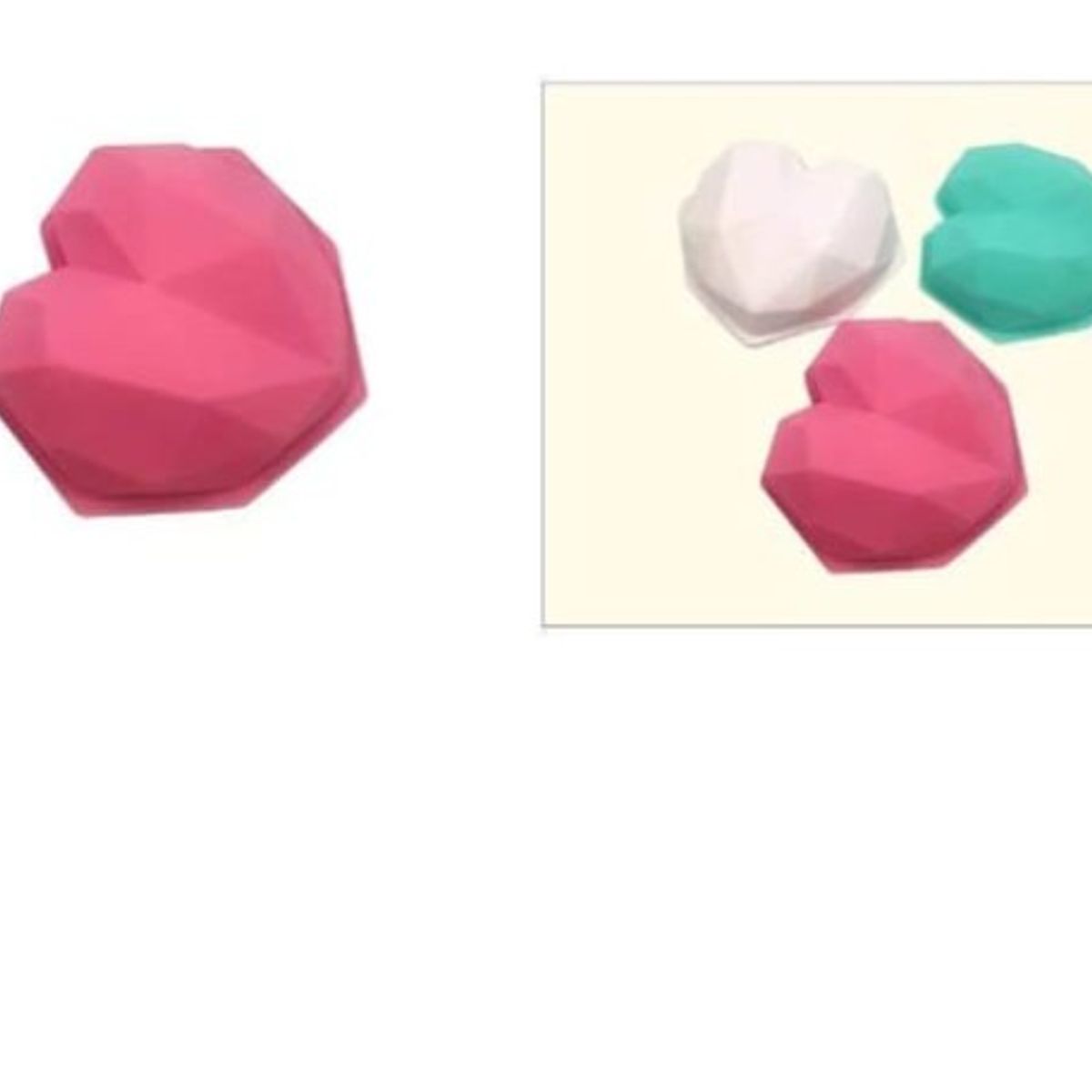 GENERICO - Molde De Silicona Forma De Corazon