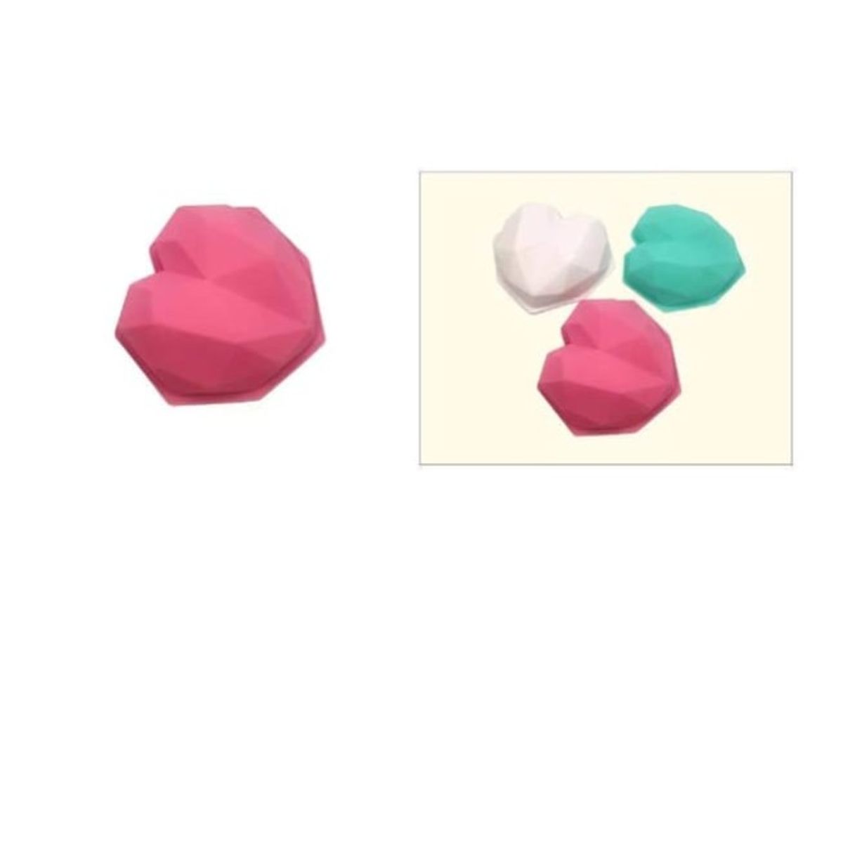 GENERICO - Molde De Silicona Forma De Corazon