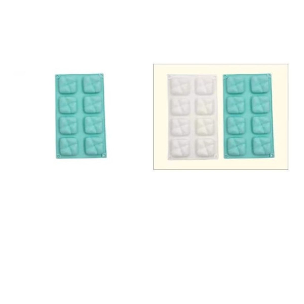 GENERICO - Molde De Silicona 8 Divisiones