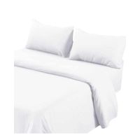 SABANAS 200 HILOS BLANCA 2 PLAZAS