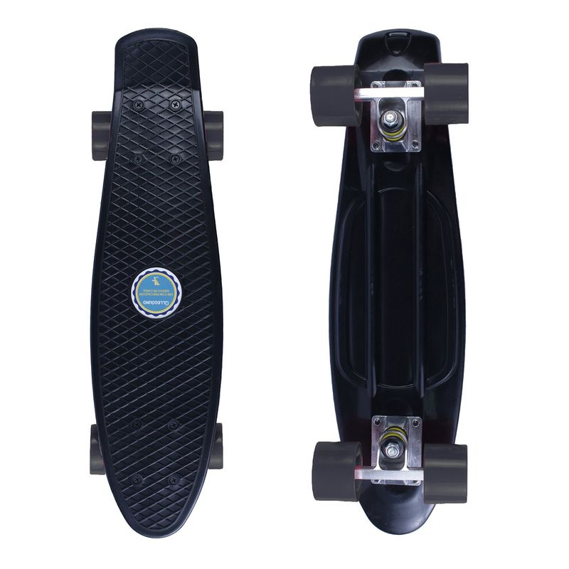 LLEGO UNO - PATINETA ESTILO PENNY NEGRA 60cm