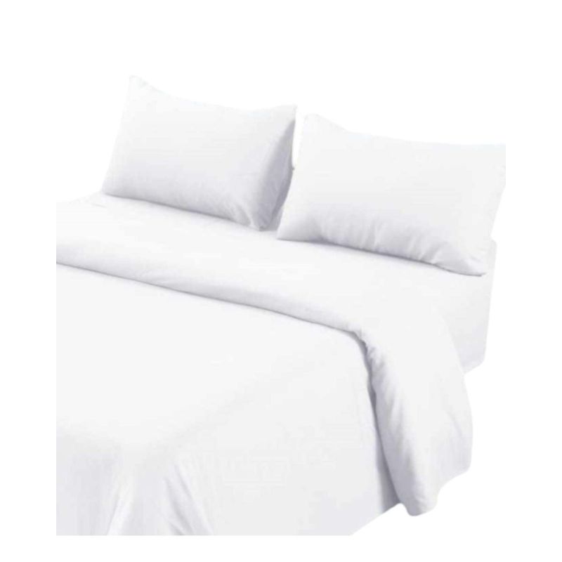 GENERICO - SABANAS 200 HILOS BLANCA KING