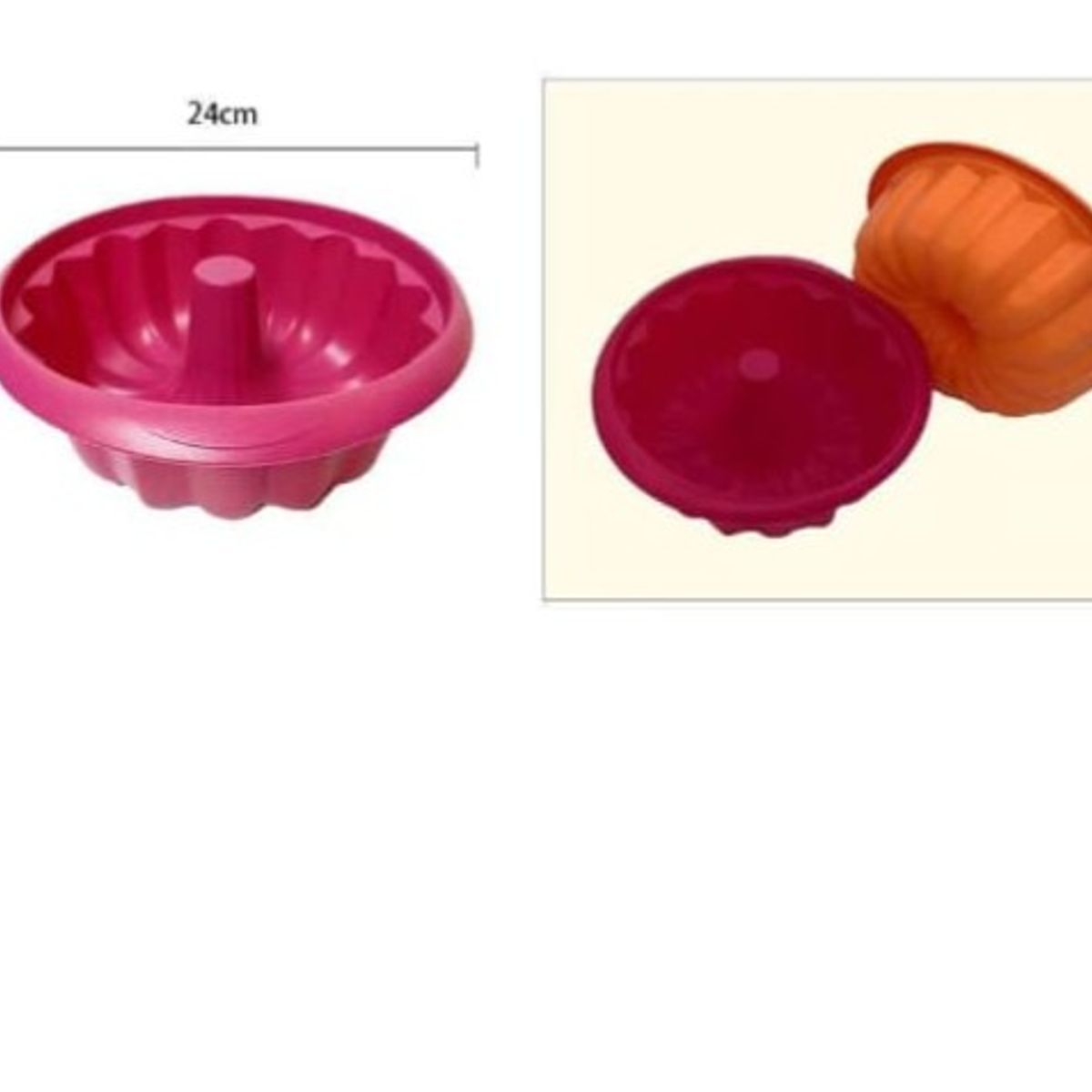 GENERICO - Molde De Silicona 24 Cm De Queque