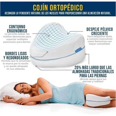 Imagen 2 del producto Almohada Ortopédica para Piernas el descanso perfecto