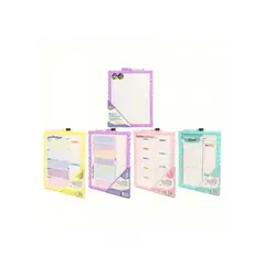 MOTARRO - Pizarra Magnética Colores Planificador Semanal 21 x 28 cm