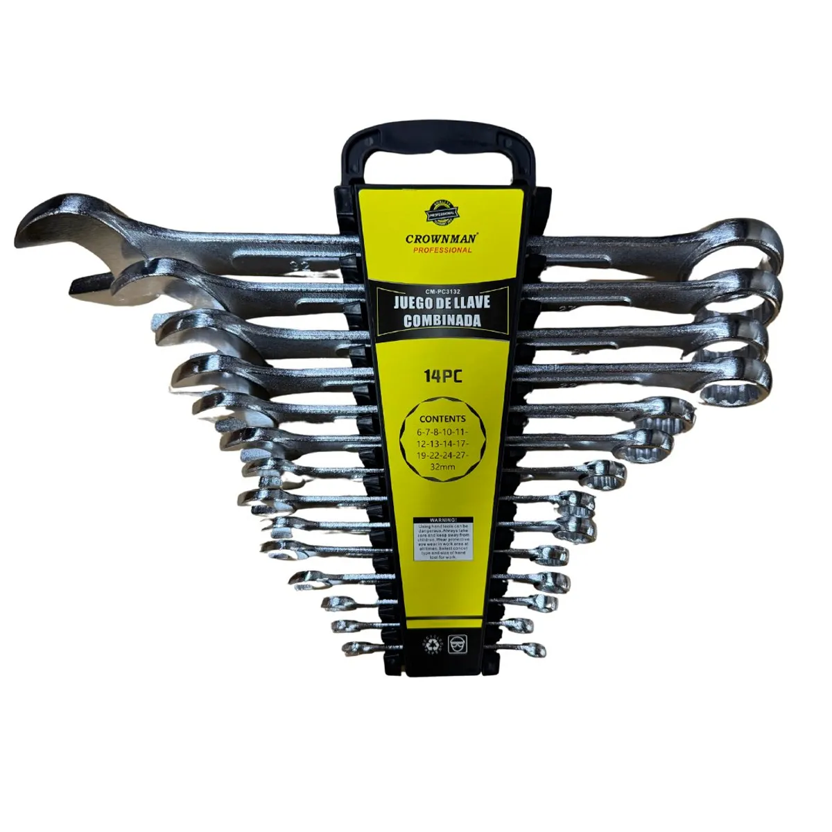 GENERICO - Juego Llaves Punta Corona Hasta 32 Mm 14 Piezas