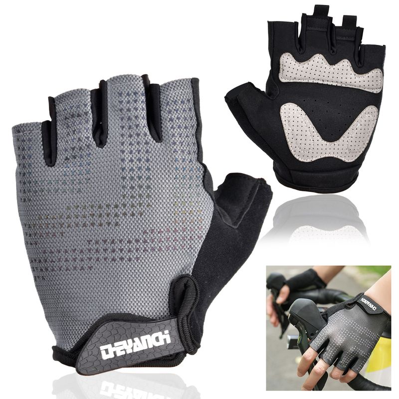 KOKILA - Guantes Ciclismo Bicicleta Con Palma Gel Cortos