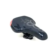 GENERICO - Sillin Asiento Bicicleta Niño Aro 12-20 Acolchado Rojo negro