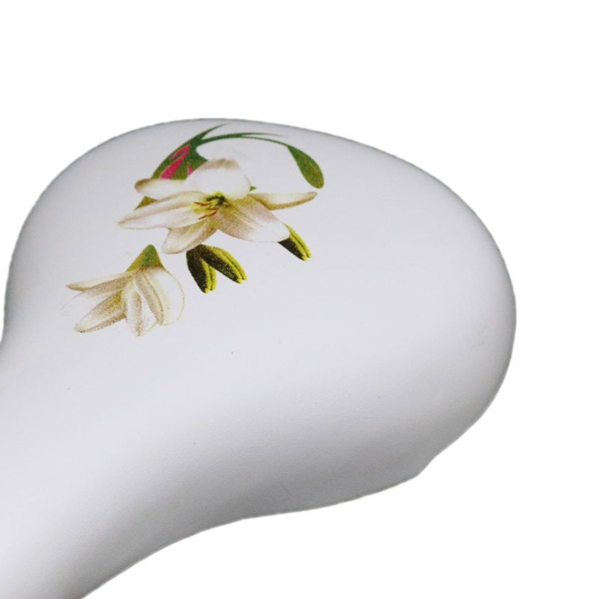 GENERICO - Sillin Asiento Bicicleta Niño Aro 12-20 Acolchado Blancoflor