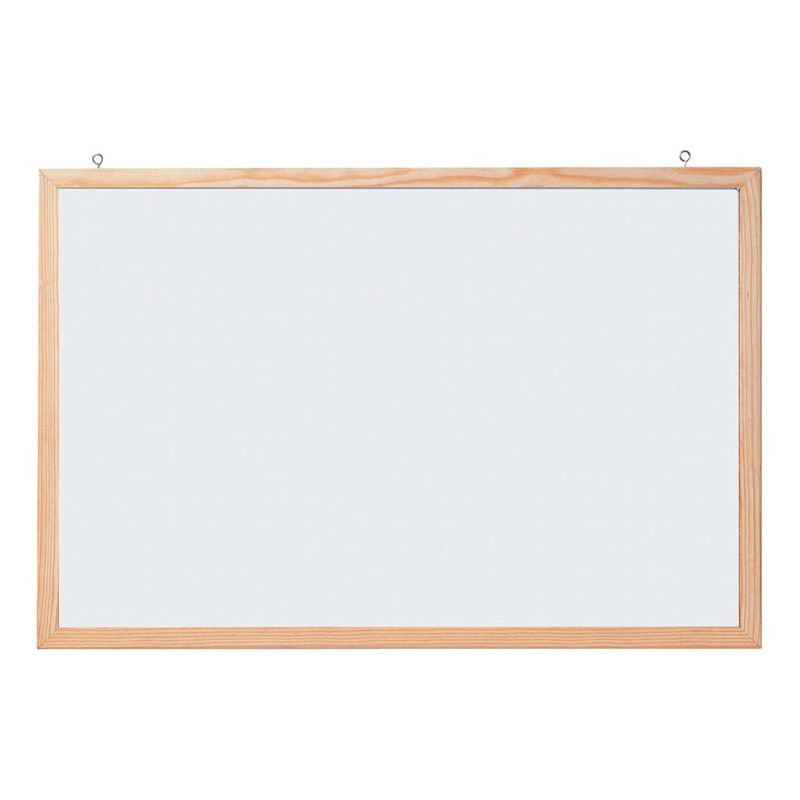 MOTARRO - Pizarra Magnética Blanca Con Marco de Madera 40 x 60cm