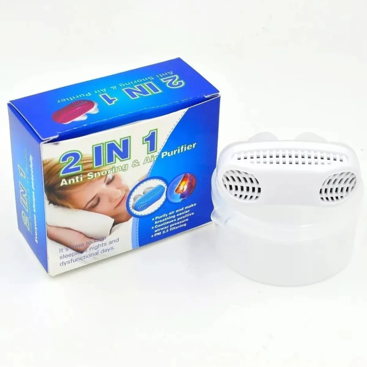 GENERICO - Respirador Anti-ronquidos 2 en 1