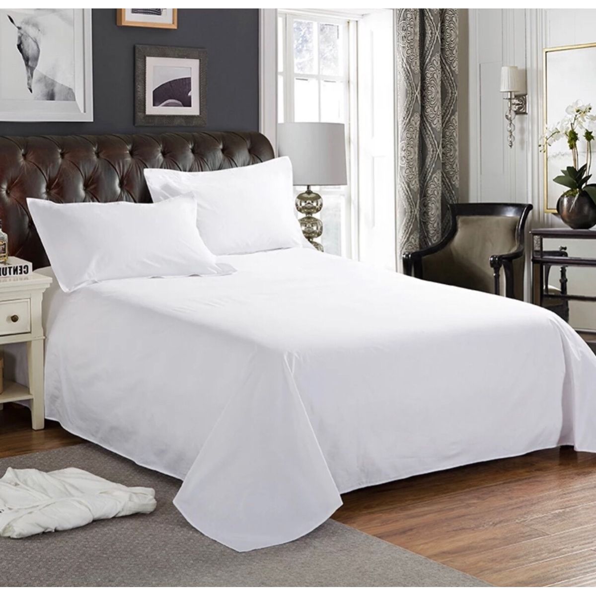 GENERICO - Juego de Sabana King, 500 hilos