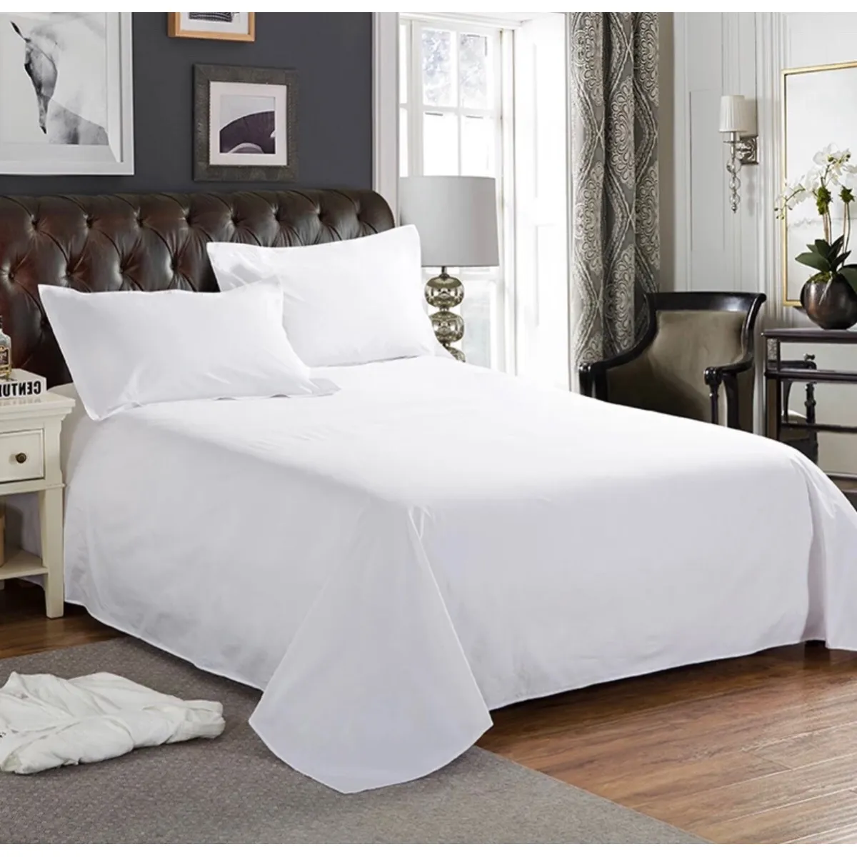 GENERICO - Juego de Sabana 2 plazas, 500 hilos