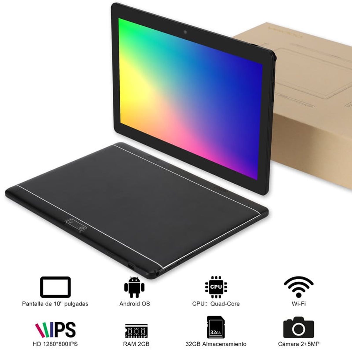 VEIDOO - Tablet Veidoo 10.1'' 2GB RAM 32GB ROM Quad-Core