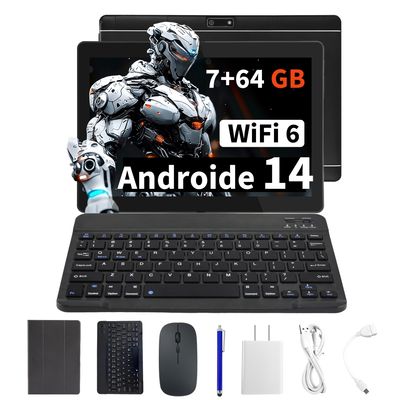 Veidoo Tablet 10.1'' 7Gb+64Gb Octa-Core Android 14