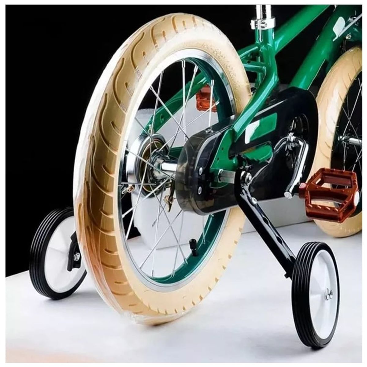 KUANGYE - Ruedas Laterales Estabilizadoras Reforzada Regulables 16-22