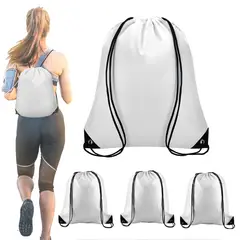 KUANGYE - Pack 20 Bolso Cordón Poliester Para Diy Estampar Sublimar