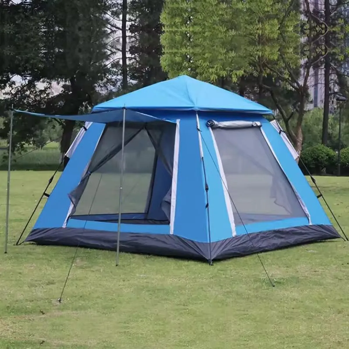 GENERICO - Tienda Carpa Para Camping 4p Armado Automático 200x200x145cm