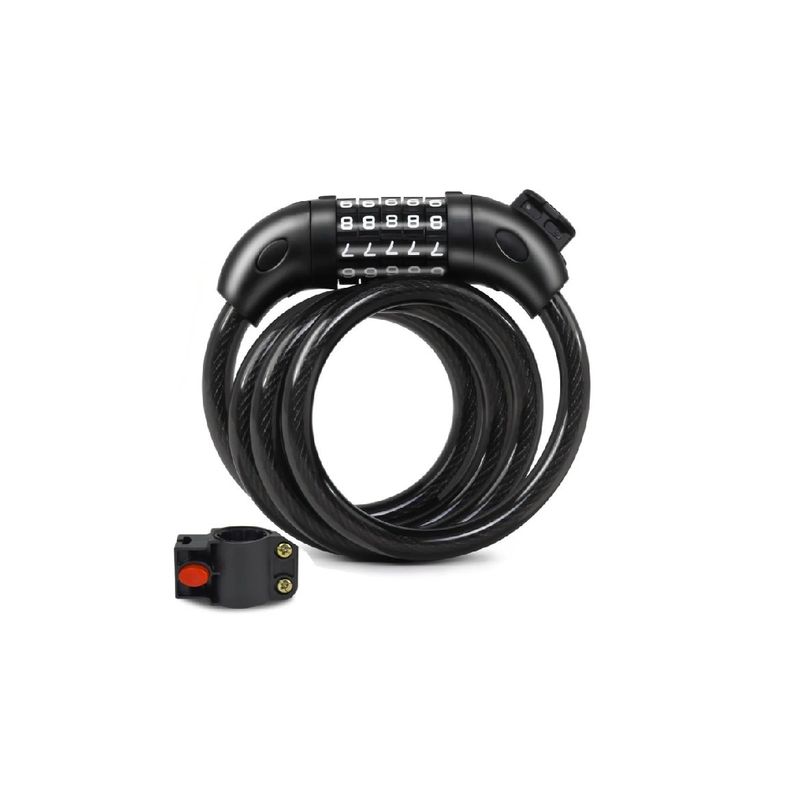 GENERICO - Candado De Seguridad Para Bicicleta Black