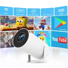BITART - Proyector Portátil Mini Hy300pro Ultra Hd 4k Wifi Bluetooth